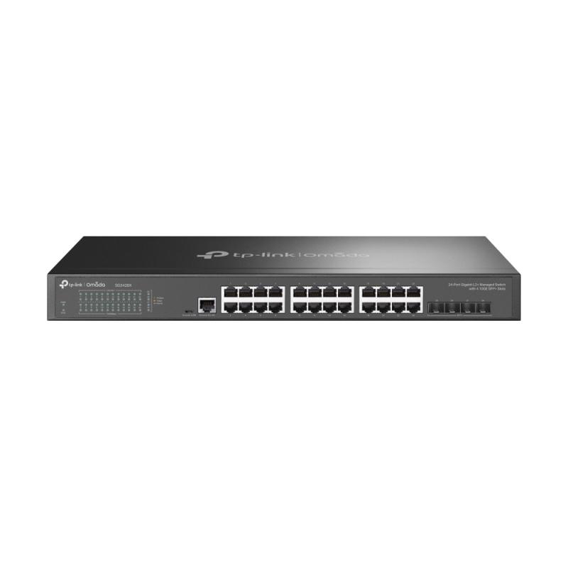 Jetstream 24Port Gigabit L2+ Mngd Switch W/4 10Ge Sfp+ Slots 24
