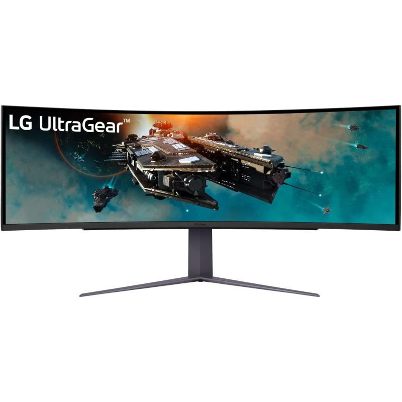 LG 49GR85DC écran plat de PC 124,5 cm (49") 5120 x 1440 pixels Quad HD LED Noir