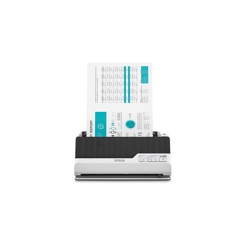 Epson DS-C490 Alimentation feuille à feuille de scanner Noir, Gris