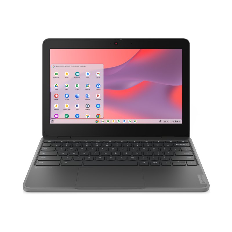Lenovo 100e Chromebook Gen 4 (Intel) N100 29.5 cm (11.6") HD 8 GB LPDDR5-SDRAM 64 GB eMMC Wi-Fi 6 (802.11ax) ChromeOS Grey