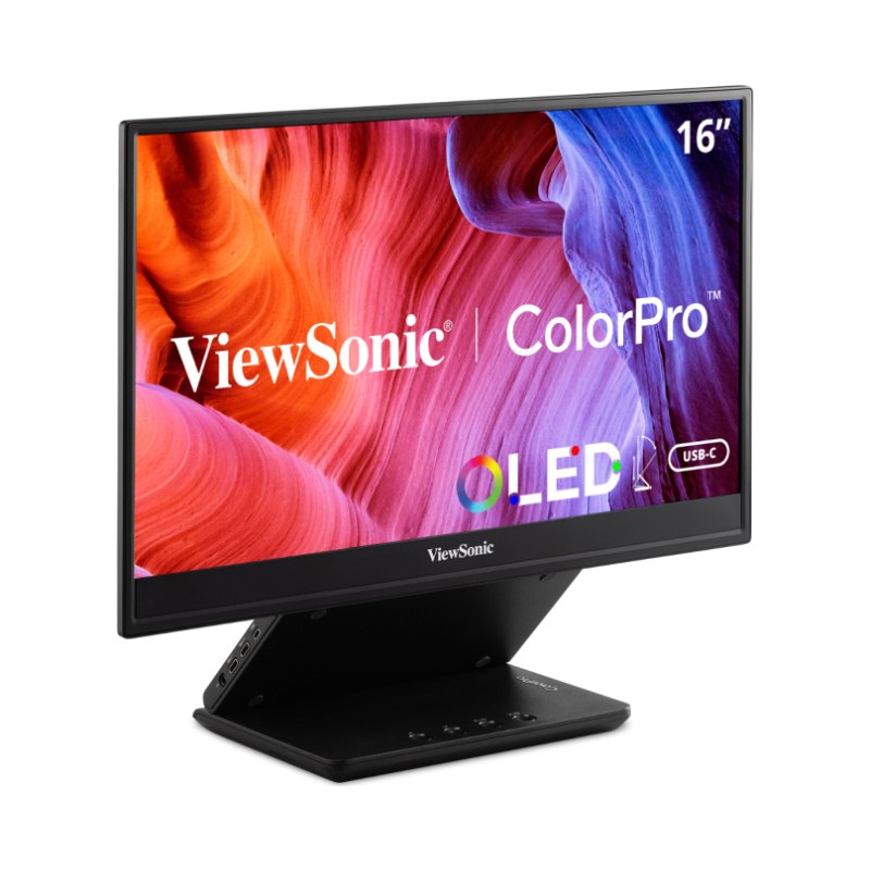 Viewsonic VP Series VP16-OLED computer monitor 40.6 cm (16") 1920 x 1080 pixels Full HD Black