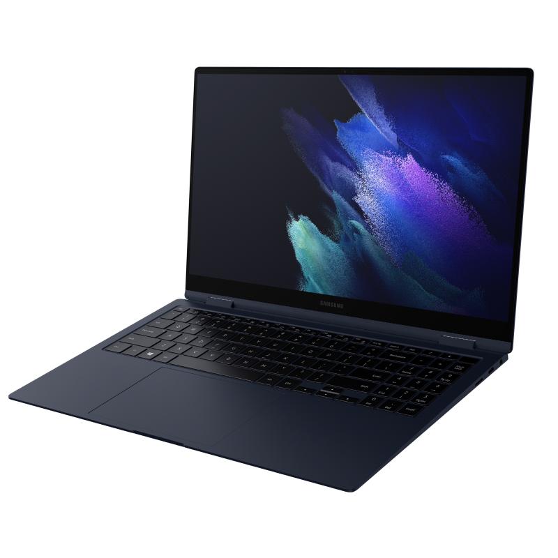 Samsung Galaxy Book Pro 360 NP950QDB-KB5CA laptop Intel® Core™ i5 i5-1135G7 Hybride (2-en-1) 39,6 cm (15.6") Écran tactile Full HD 8 Go LPDDR4x-SDRAM 512 Go SSD Wi-Fi 6E (802.11ax) Windows 11 Home Marine