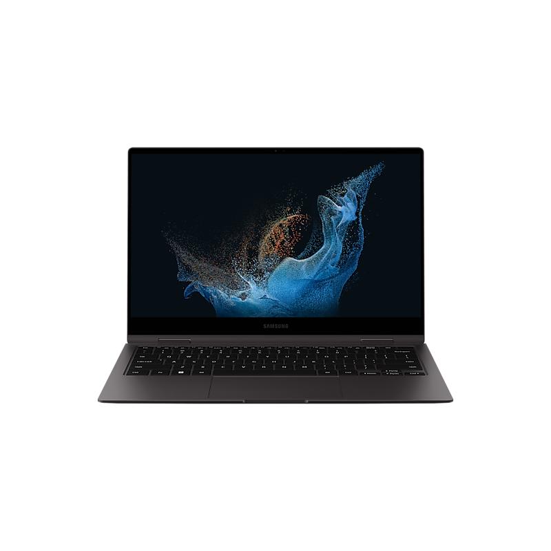 Samsung Galaxy Book2 Pro 360 NP930QED-KA1CA laptop Intel® Core™ i5 i5-1240P Hybride (2-en-1) 33,8 cm (13.3") Écran tactile Full HD 8 Go LPDDR5-SDRAM 256 Go SSD Wi-Fi 6E (802.11ax) Windows 11 Home Graphite