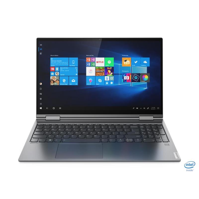 Lenovo Yoga C740-15IML Intel® Core™ i5 i5-10210U Hybride (2-en-1) 39,6 cm (15.6") Écran tactile Full HD 12 Go DDR4-SDRAM 256 Go SSD Wi-Fi 5 (802.11ac) Windows 10 Home Gris
