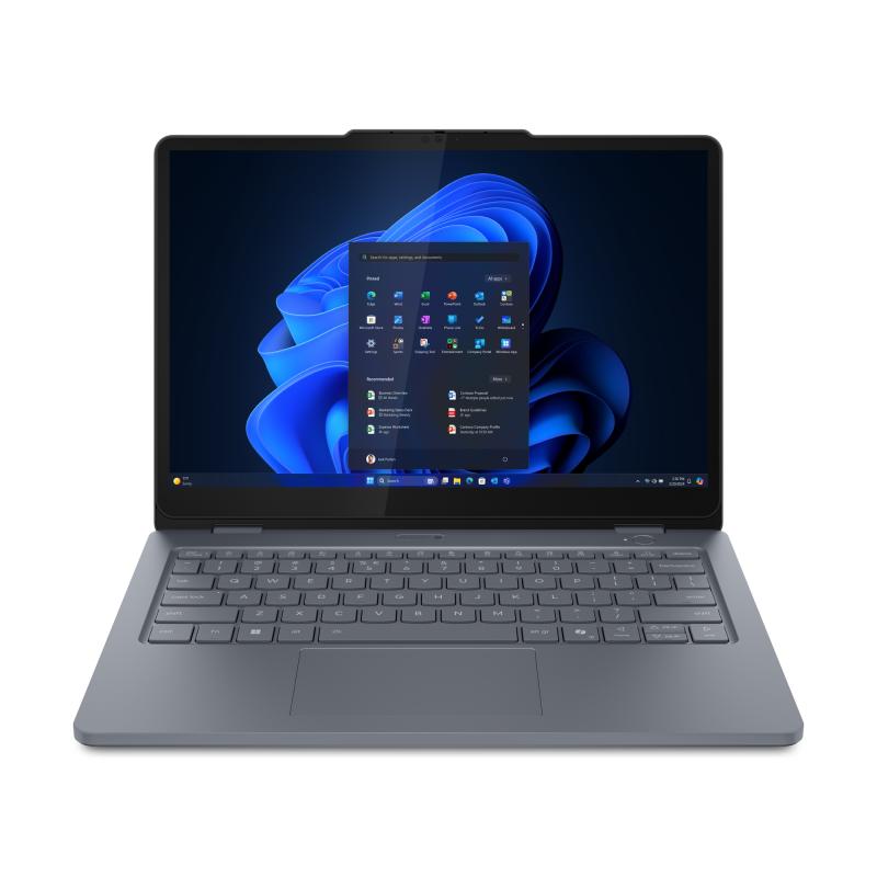 Lenovo 13w 2-in-1 Gen 3 Intel Core 3 100U Hybride (2-en-1) 33,8 cm (13.3") Écran tactile WUXGA 8 Go DDR5-SDRAM 128 Go SSD Wi-Fi 6E (802.11ax) Windows 11 Pro Gris Anglais américain