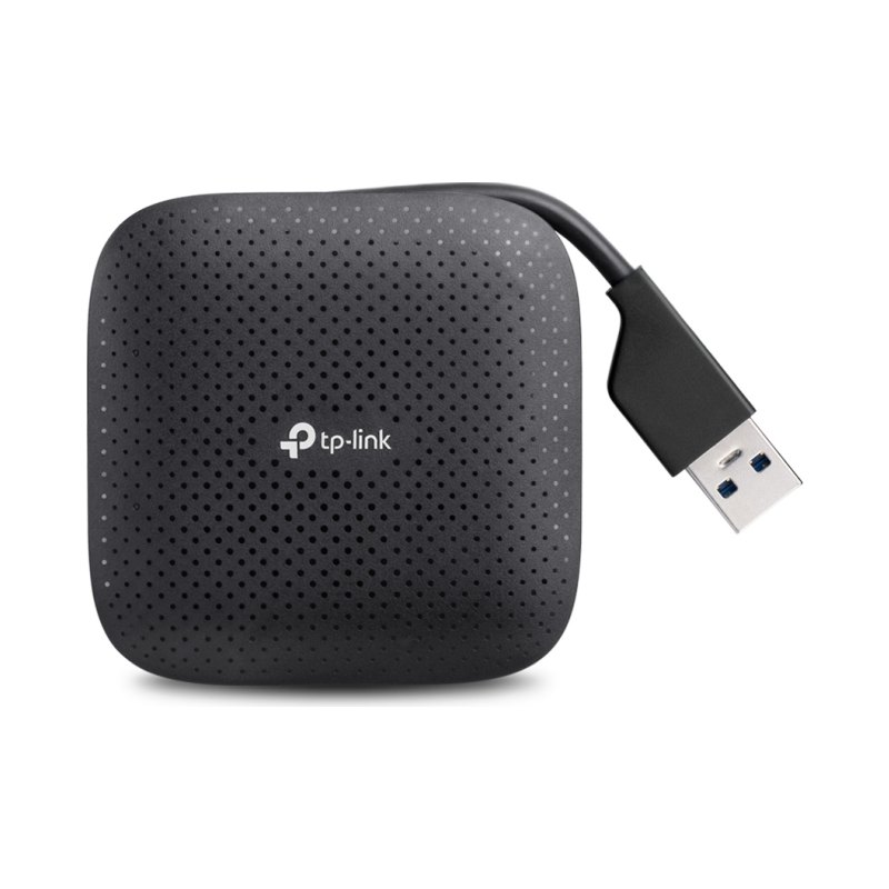 TP-Link UH400 interface hub USB 3.2 Gen 1 (3.1 Gen 1) Type-A 5000 Mbit/s Black
