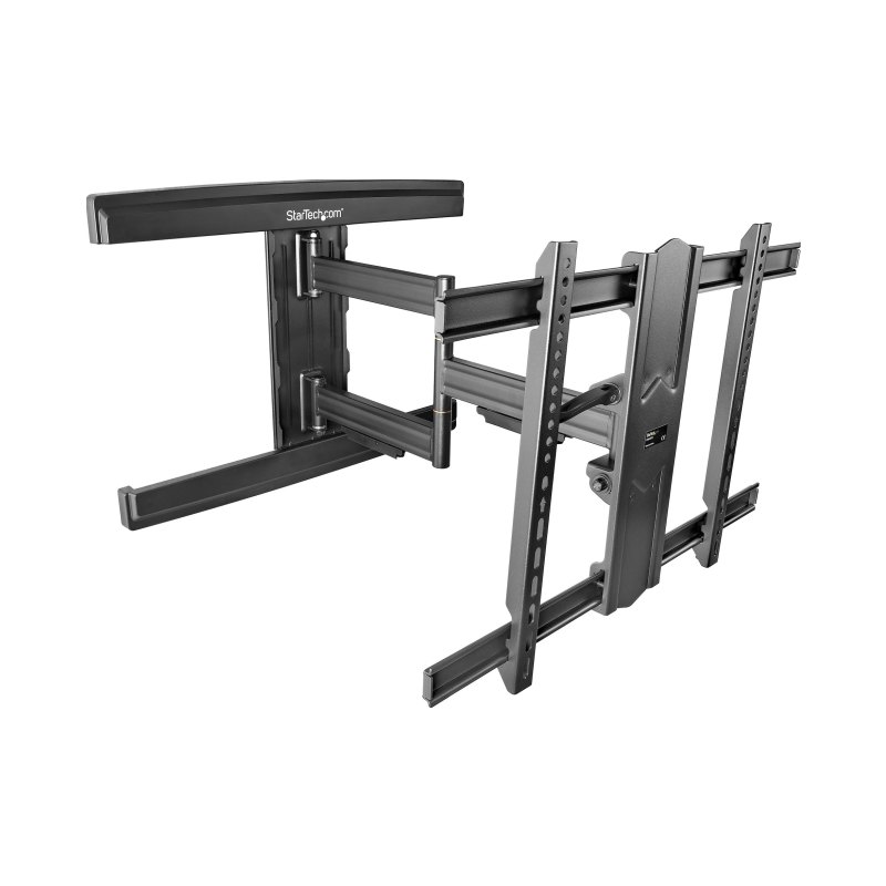 StarTech.com TV Wall Mount for up to 80 inch (110lb) VESA Mount Displays - Low Profile Full Motion Universal TV Wall Mount Bracket - Heavy Duty Adjustable Tilt/Swivel Articulating Arm