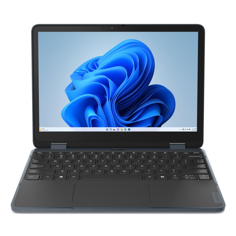 Lenovo 500w 2-in-1 Gen 5 Intel® N N150 Hybride (2-en-1) 31 cm (12.2") Écran tactile WUXGA 8 Go LPDDR5-SDRAM 128 Go SSD Wi-Fi 6E (802.11ax) Windows 11 Pro Gris Anglais