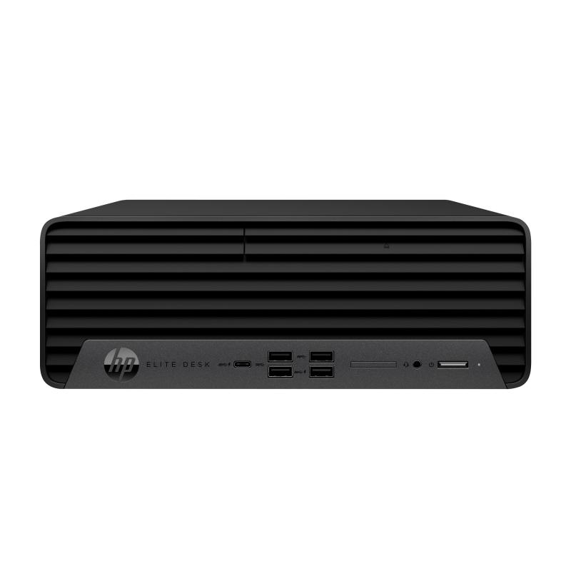 HP Elite 800 G9 Intel® Core™ i3 i3-12100 128 Go DDR5-SDRAM 1 To HDD DOS gratuit SFF PC Noir
