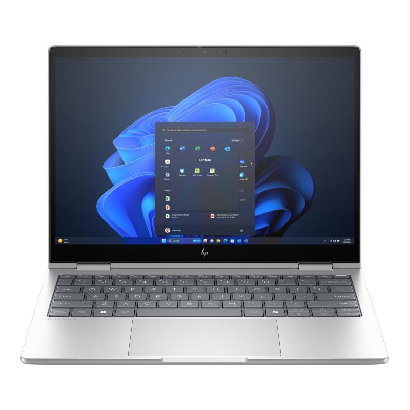 HP EliteBook 8 Flip G1i 13 inch Notebook AI PC Intel Core Ultra 7 255U Hybride (2-en-1) 33,8 cm (13.3") Écran tactile WUXGA 32 Go LPDDR5x-SDRAM 512 Go SSD Wi-Fi 6E (802.11ax) Windows 11 Pro Argent