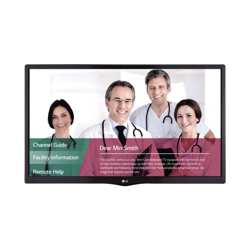 LG 24LT572M hospitality TV 61 cm (24") HD 200 cd/m² Black 10 W