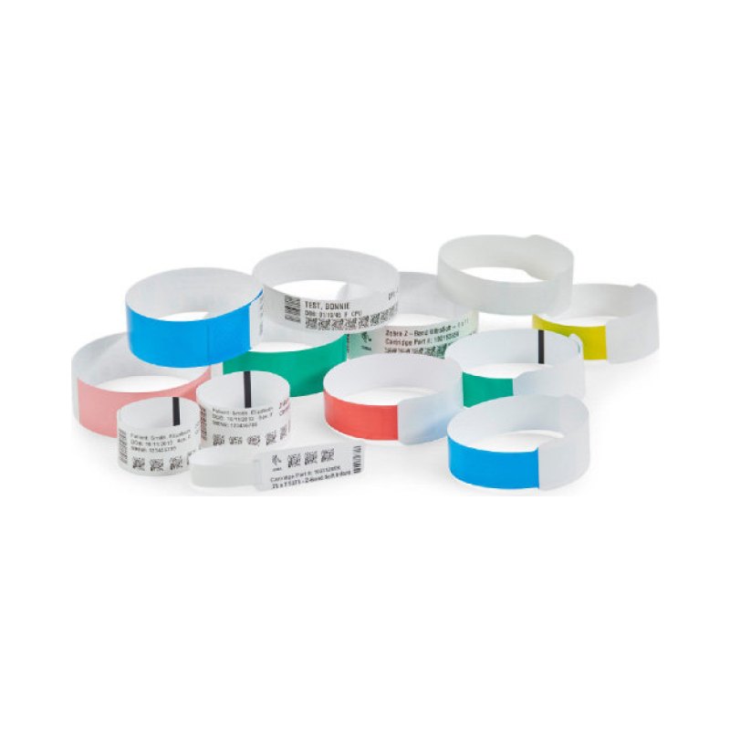 6Pk Wristband Synthetic 1X11In Dt Ultrasoftcoated Adh Pink Multi 6