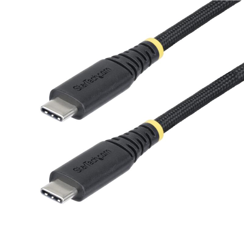 StarTech.com 10ft (3m) USB-C Charging Cable, Durable and Ultra-Flexible, 240W (5A) PD EPR, USB 2.0 Laptop Charger Cable, USB-IF Certified, Rugged USB-C Charging Cord