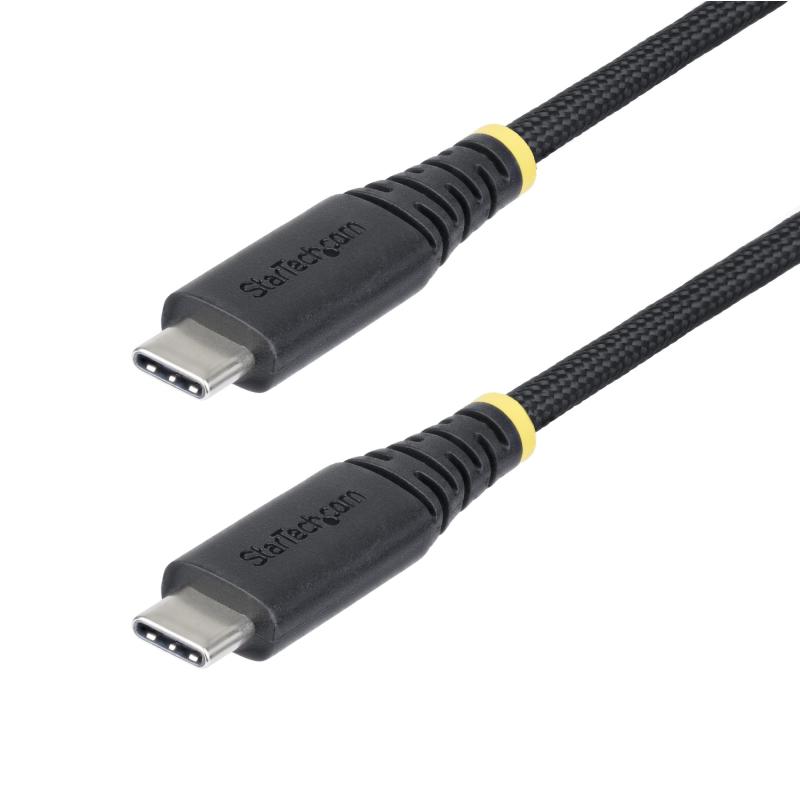 StarTech.com 6ft (1.8m) USB-C Charging Cable, Durable and Ultra-Flexible, 240W (5A) PD EPR, USB 2.0 Laptop Charger Cable, USB-IF Certified, Rugged USB-C Charging Cord
