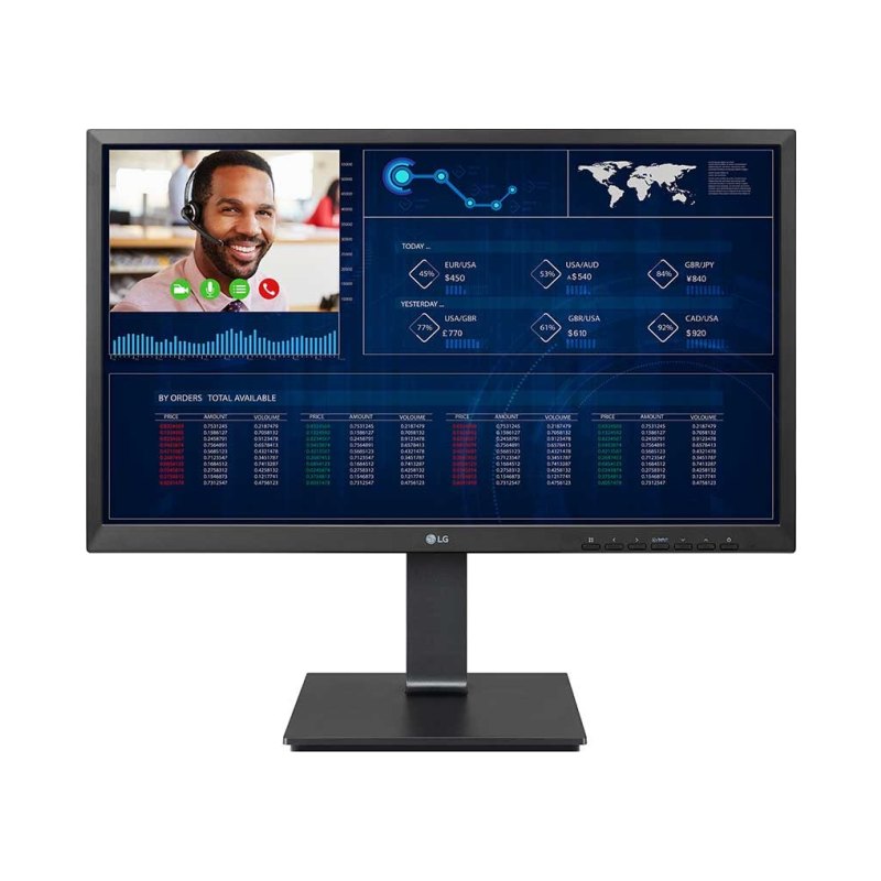 LG 24CN650N-6N All-in-One PC/workstation Intel® Celeron® J4105 60.5 cm (23.8") 1920 x 1080 pixels All-in-One thin client 16 GB eMMC Black