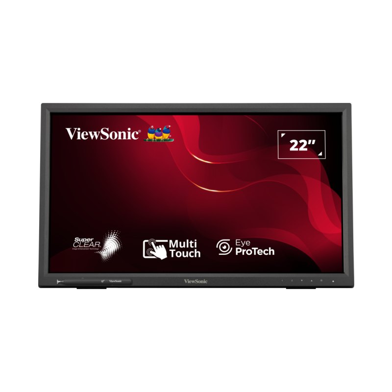 Viewsonic TD2223-2 computer monitor 55.9 cm (22") 1920 x 1080 pixels Full HD LCD Touchscreen Black