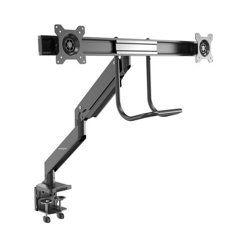 StarTech.com Double Bras pour Écrans PC jusqu'à 32"(8kg) - Double Affichage - Réglage de Hauteur Synchronisé - Pour Moniteurs VESA de 43 cm à 81 cm