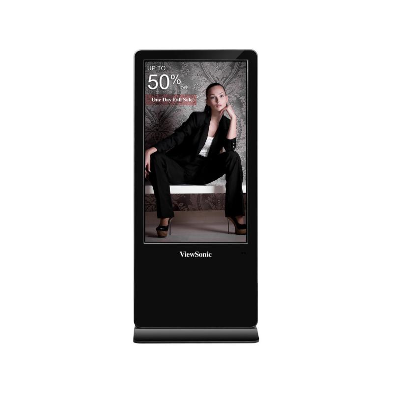 Viewsonic EP5540 Écran d'affichage dynamique Conception Totem 139,7 cm (55") LED 450 cd/m² 4K Ultra HD Noir Android 5.0.1