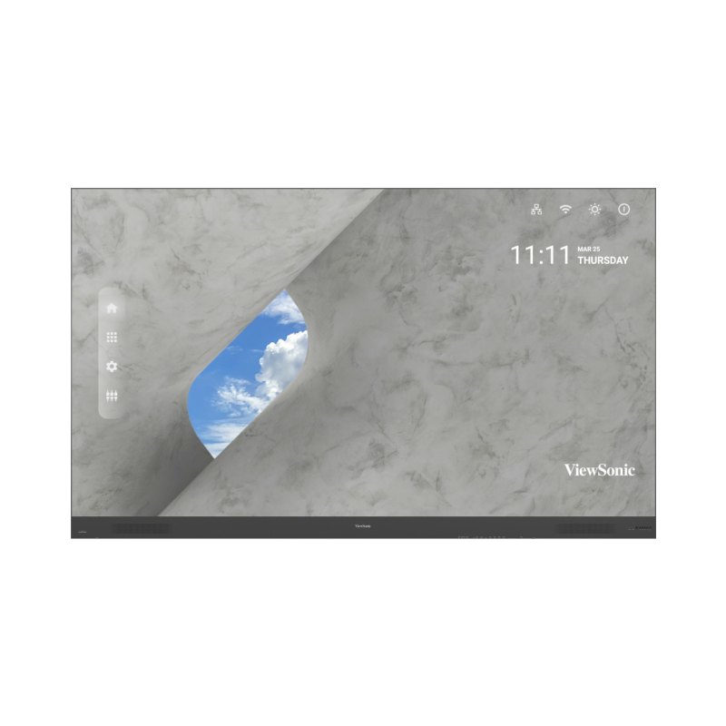 Viewsonic LDP163-181 Signage Display Digital signage flat panel 4.14 m (163") LCD Wi-Fi 600 cd/m² Full HD Black Android 9.0