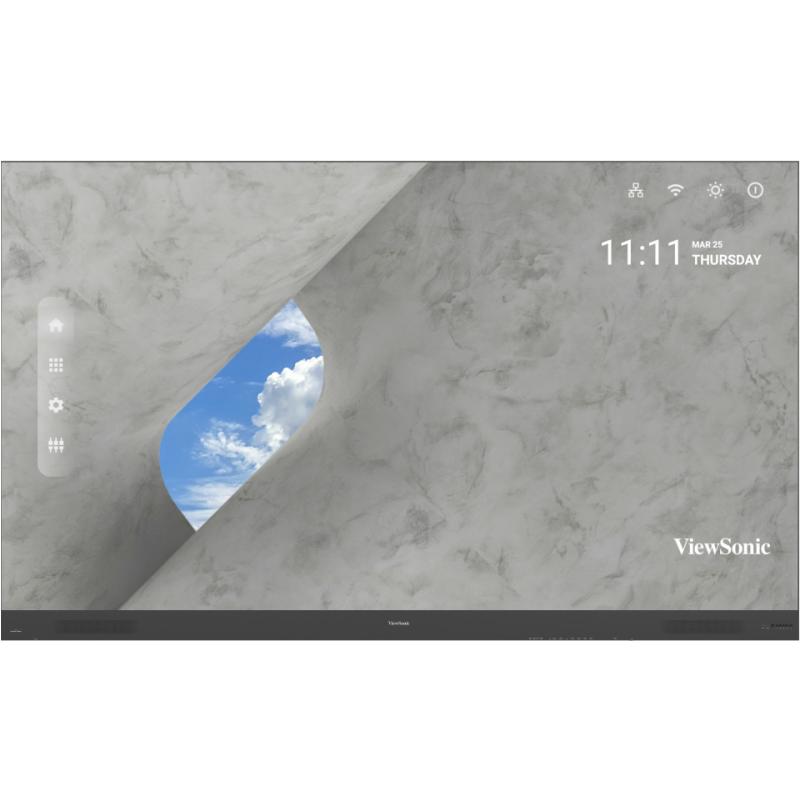 Viewsonic LDP163-181 Écran d'affichage dynamique Écran plat de signalisation numérique 4,14 m (163") LCD Wifi 600 cd/m² Full HD Noir Android 9.0