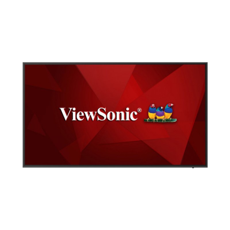 Viewsonic CDE6520 Signage Display Digital signage flat panel 165.1 cm (65") IPS 450 cd/m² 4K Ultra HD Black Built-in processor Android 8.0