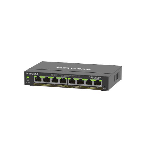 NETGEAR 8 Port PoE Gigabit Ethernet Plus Switch (GS308EPP)