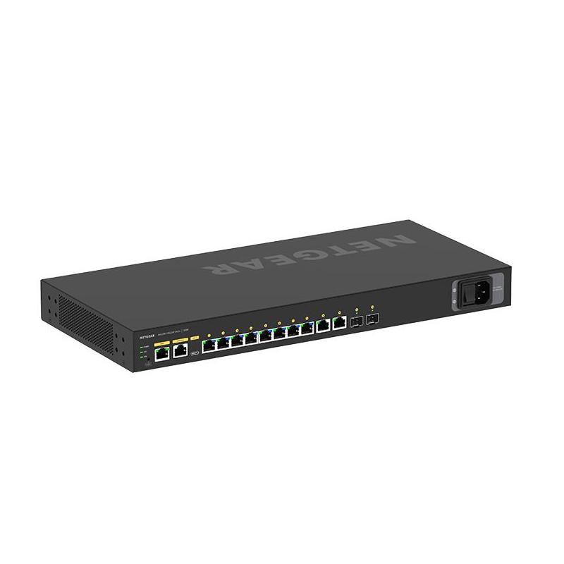 NETGEAR GSM4212PX Géré L2/L3 Gigabit Ethernet (10/100/1000) Connexion Ethernet, supportant l'alimentation via ce port (PoE) 1U Noir