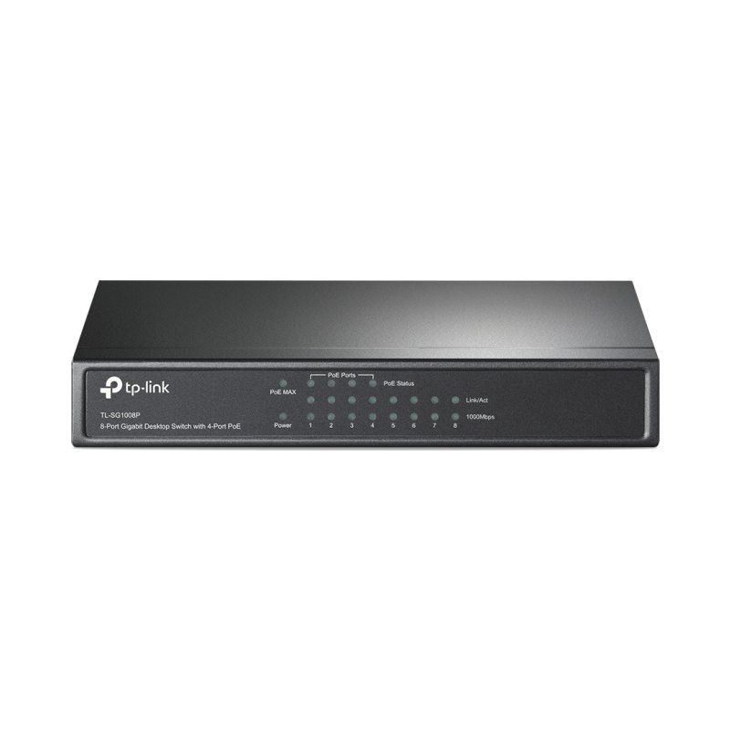 TP-Link 8-Port Gigabit Desktop PoE Switch with 4-Port