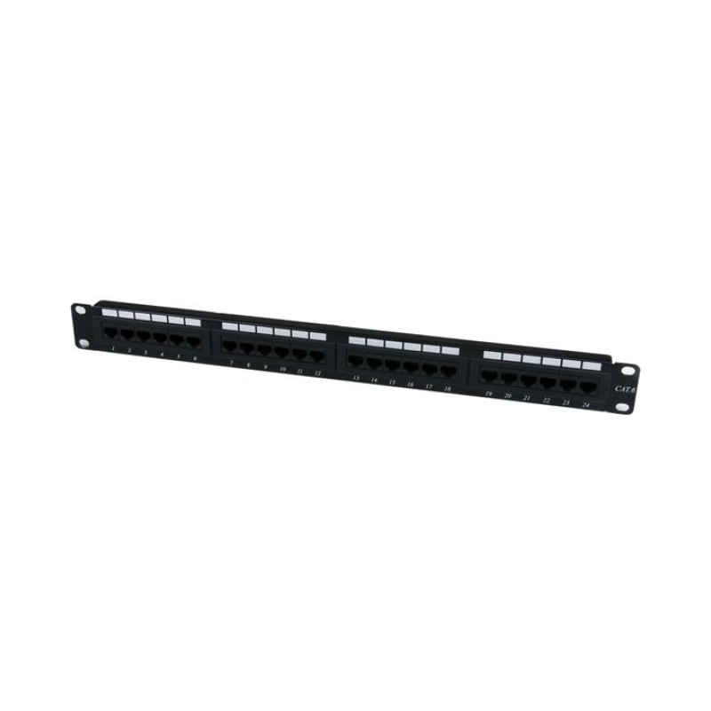 StarTech.com Panneau de brassage à 24 ports Cat6 type 110 montage en rack 1U