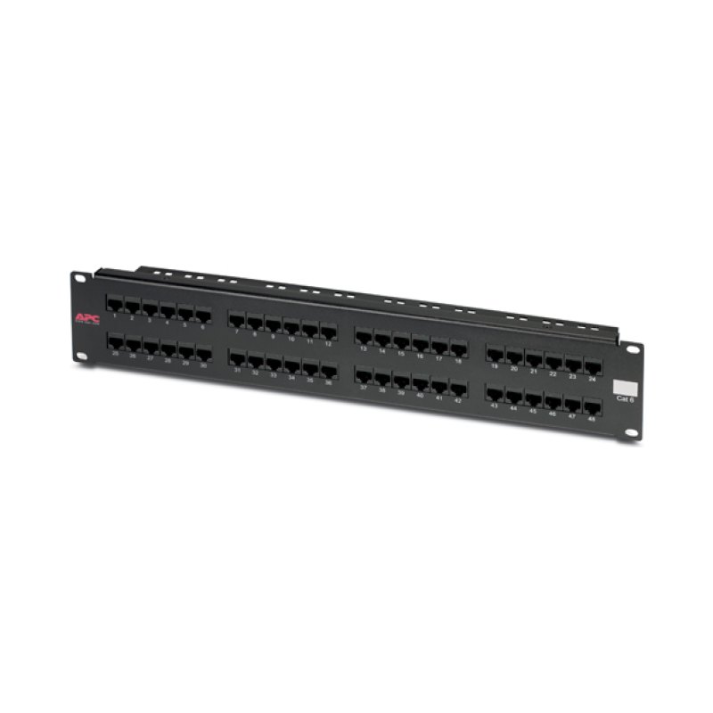 APC 48 Port Cat6 Network Patch Panel