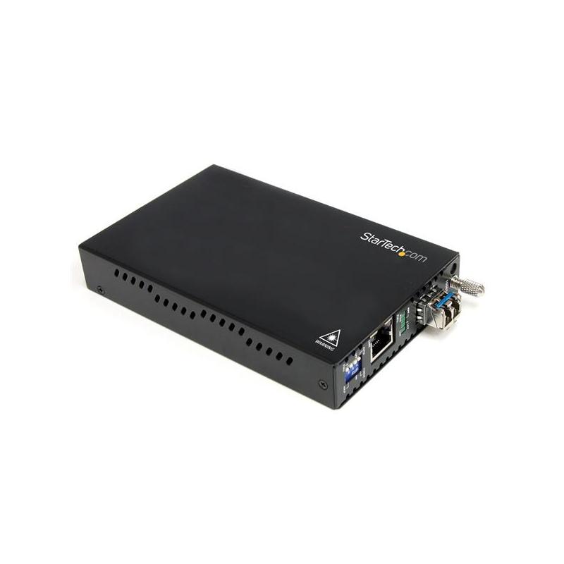 StarTech.com Fiber Media Converter Gigabit 1000Mbps MM Fibre LC 550m