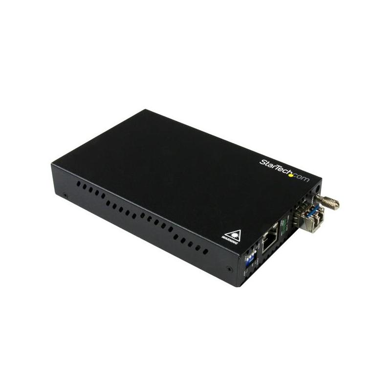 StarTech.com Convertisseur de média fibre optique Gigabit Ethernet - Monomode LC - 10 km