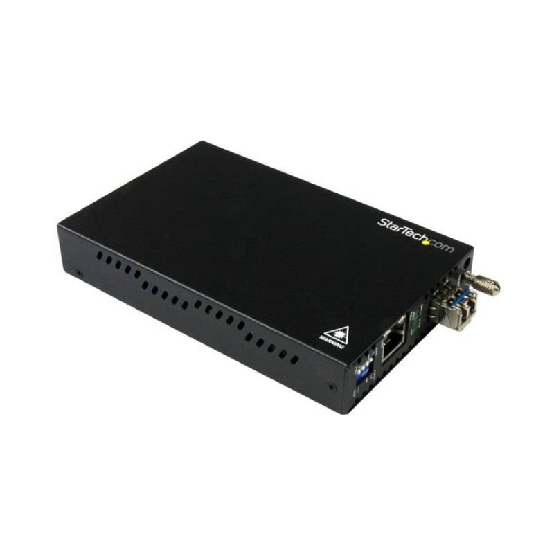 StarTech.com Gigabit Ethernet Copper-to-Fiber Media Converter - SM LC - 20 km