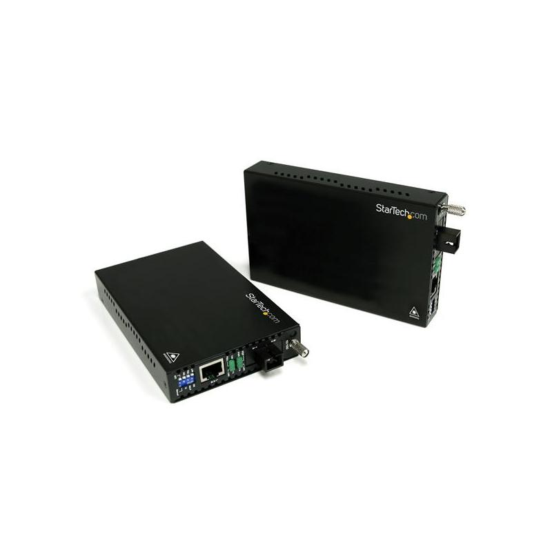 StarTech.com Convertisseur Ethernet sur Fibre Optique MonoMode SC avec WDM - 10/100Mb/s - 20km