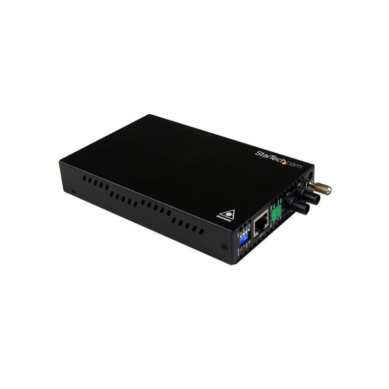 StarTech.com 10/100 Mbps Multi Mode Fiber Media Converter ST 2 km