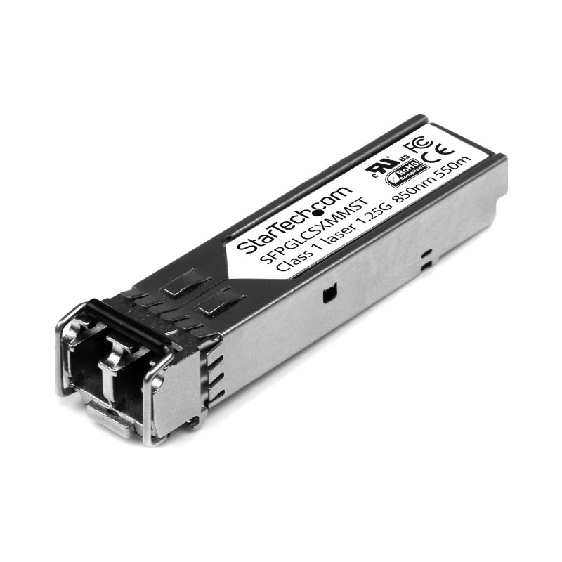 StarTech.com Cisco GLC-SX-MM Compatible SFP Module - 1000BASE-SX - 1GbE Multimode Fiber MMF Optic Transceiver - 1GE Gigabit Ethernet SFP - LC 550m - 850nm - Cisco IE3400, IE3300, IE3200