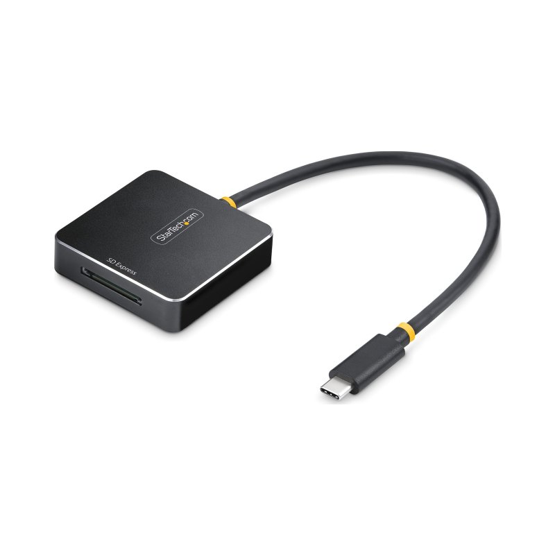 StarTech.com Lecteur de Cartes SD Express USB-C, USB 10Gbps, Lecteur de Cartes Mémoire Portable, Adaptateur USB Type-C vers Secure Digital 7.1, Fonctionne avec tous les Systèmes d'Exploitation