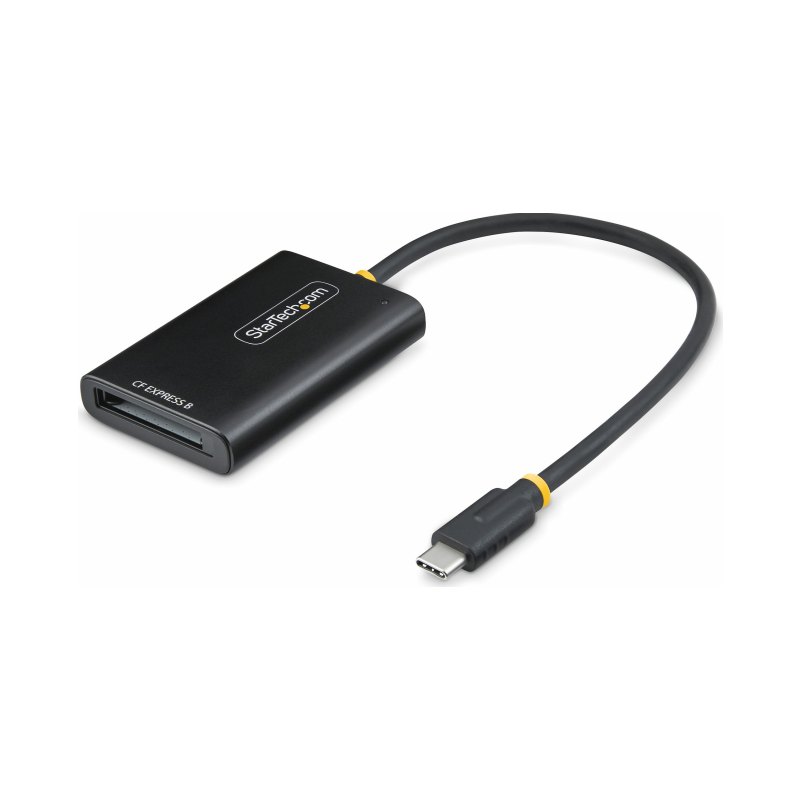 StarTech.com Lecteur de Cartes USB-C CFexpress Type B, USB 10Gbps, Lecteur de Cartes Mémoire Portable, Adaptateur USB Type-C vers CF Express 2.0, Fonctionne avec Tous les Systèmes d'Exploitation