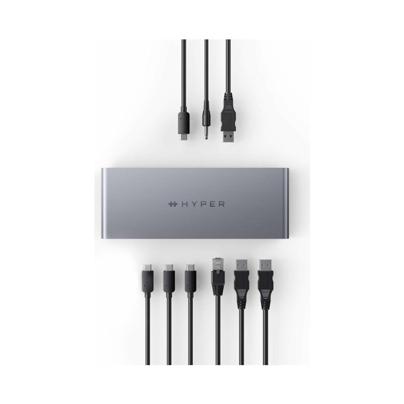 Targus HDTB4D-US station d'accueil Thunderbolt 4 Gris