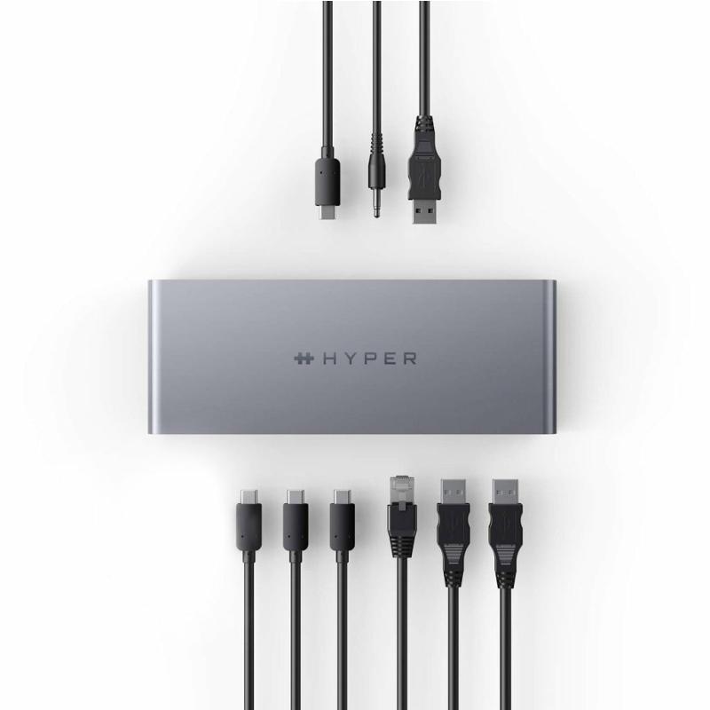 Targus HDTB4D-US station d'accueil Thunderbolt 4 Gris