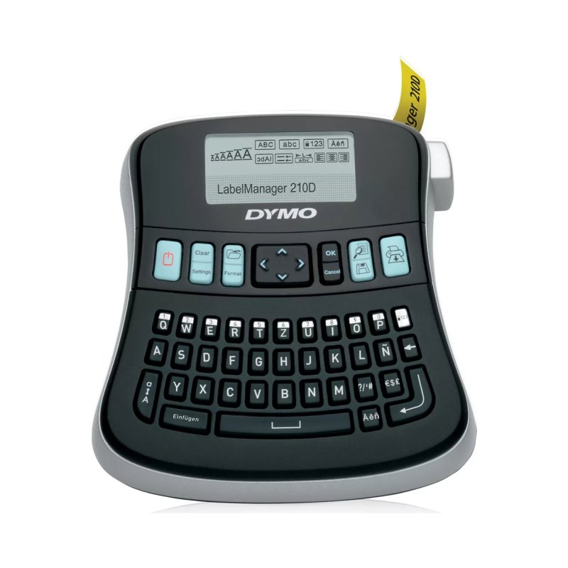DYMO LabelManager 210D label printer Thermal transfer 12 mm/sec Wireless D1 QWERTY