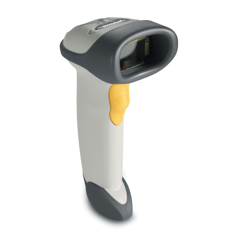 Zebra LS2208 Lecteur de code barre portable 1D Laser Noir, Blanc