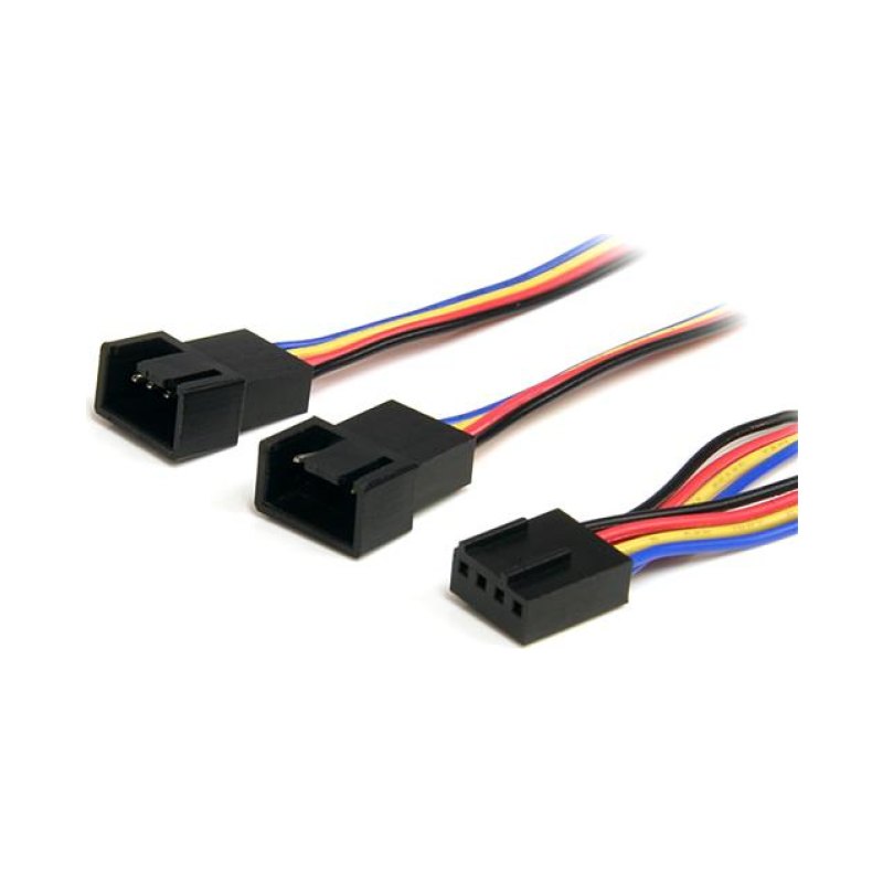 StarTech.com 12in 4 Pin Fan Power Splitter Cable - F/M