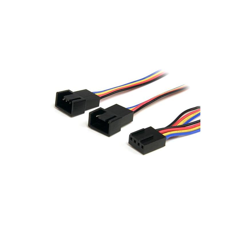 StarTech.com 12in 4 Pin Fan Power Splitter Cable - F/M