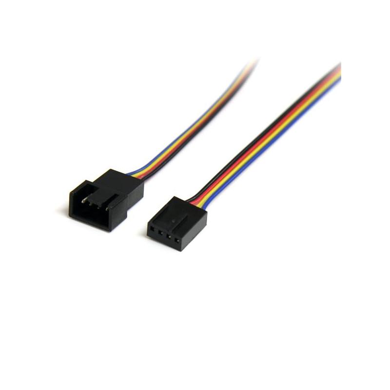 StarTech.com Câble d'extension d'alimentation pour ventilateur 4 broches 30 cm - M/F