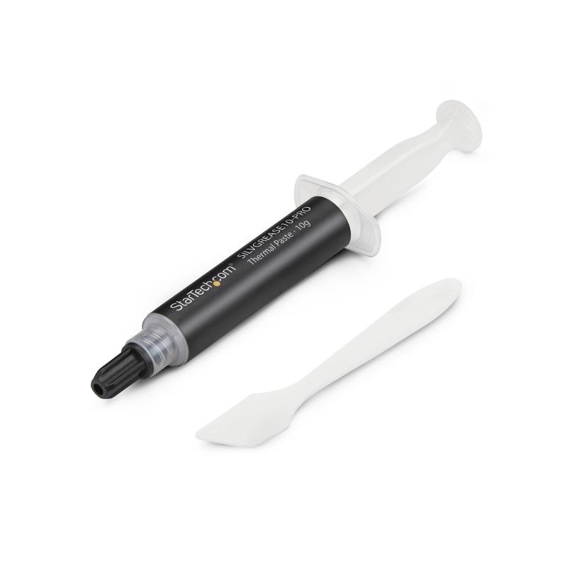 StarTech.com Pâte Thermique Haute Performance à Base de Silicone, Conductivité de 14,5W/m•K, Composé Lubrifiant pour Cartes Graphiques et Circuits Intégrés, Améliore la Dissipation Thermique dans les Ordinateurs