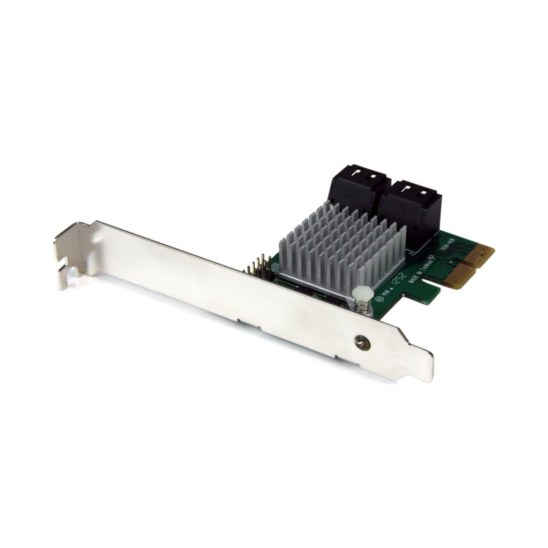 StarTech.com Carte Contrôleur RAID PCI Express 2.0 SATA III 6Gbps à 4 ports avec HyperDuo SSD Tiering - Adaptateur Contrôleur PCIe SATA 3