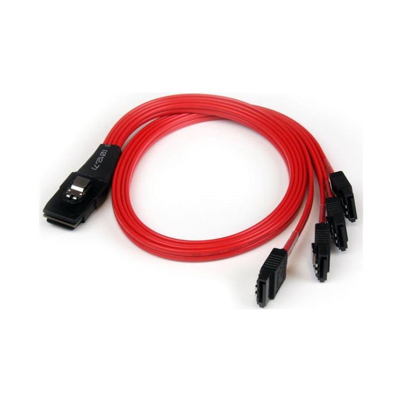 StarTech.com Câble inversé SFF-8087 vers 4x SATA de 50 cm - Mini SAS interne vers SATA