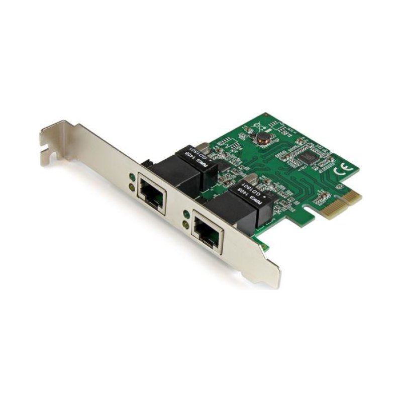 StarTech.com Carte réseau PCI Express à 2 ports Gigabit Ethernet - Adaptateur NIC PCIe GbE