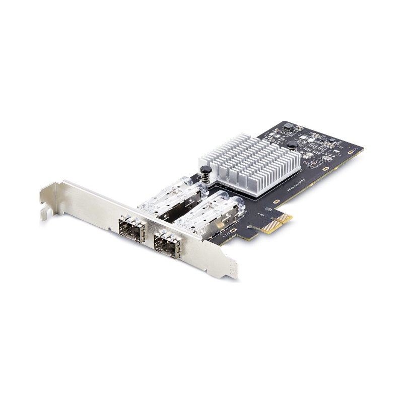 StarTech.com 2-Port GbE SFP Network Card, PCIe 2.0 x1, Intel I350-AM2 2x 1GbE Controller, 1000BASE Copper/Fiber Optic, Dual-Port Gigabit Ethernet NIC, Desktop/Server Backplanes - Windows and Linux Compatible
